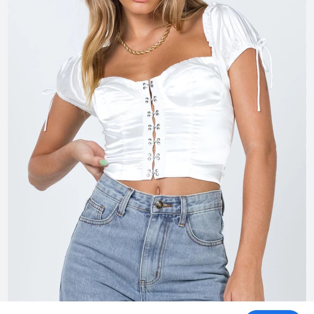 White Princess Polly top